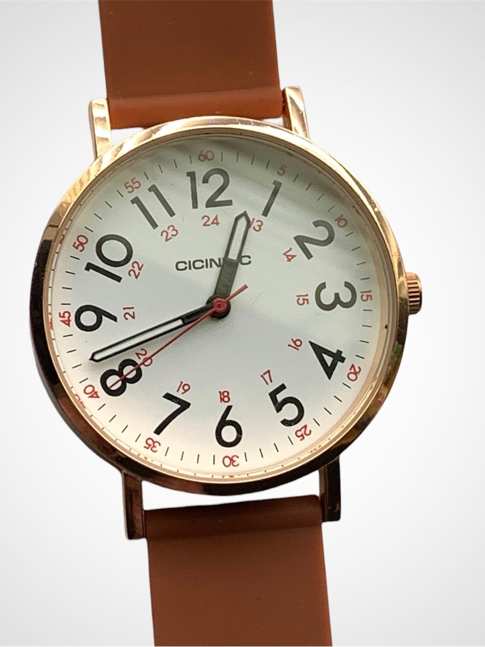 CICININC Nurse Watch featuring an easy-to-read 12/24-hour military time dial